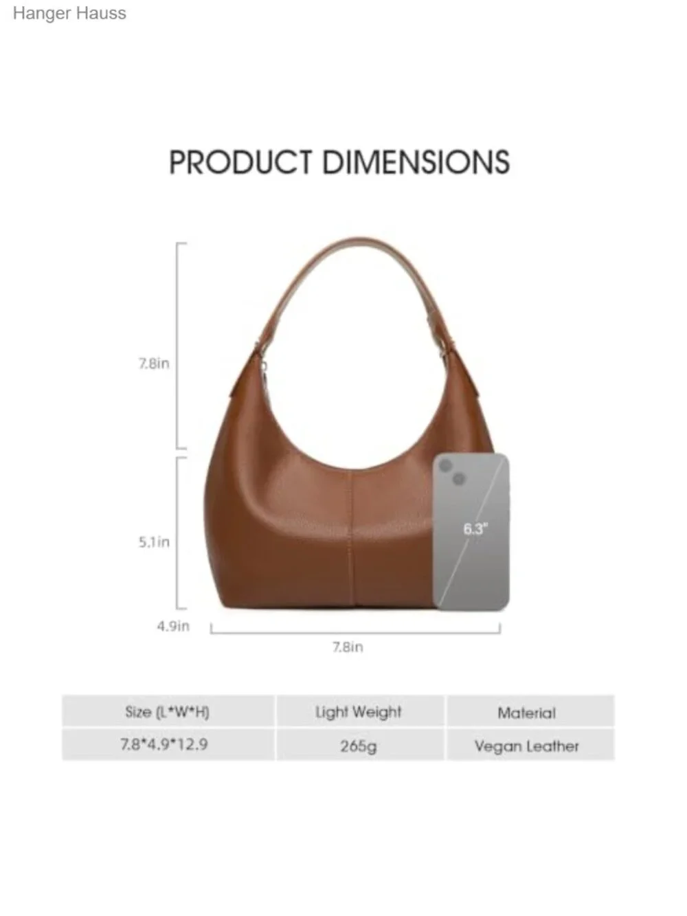 Vegan Leather Hobo Shoulder Bag Woven Y2K Purse Handbag Tote